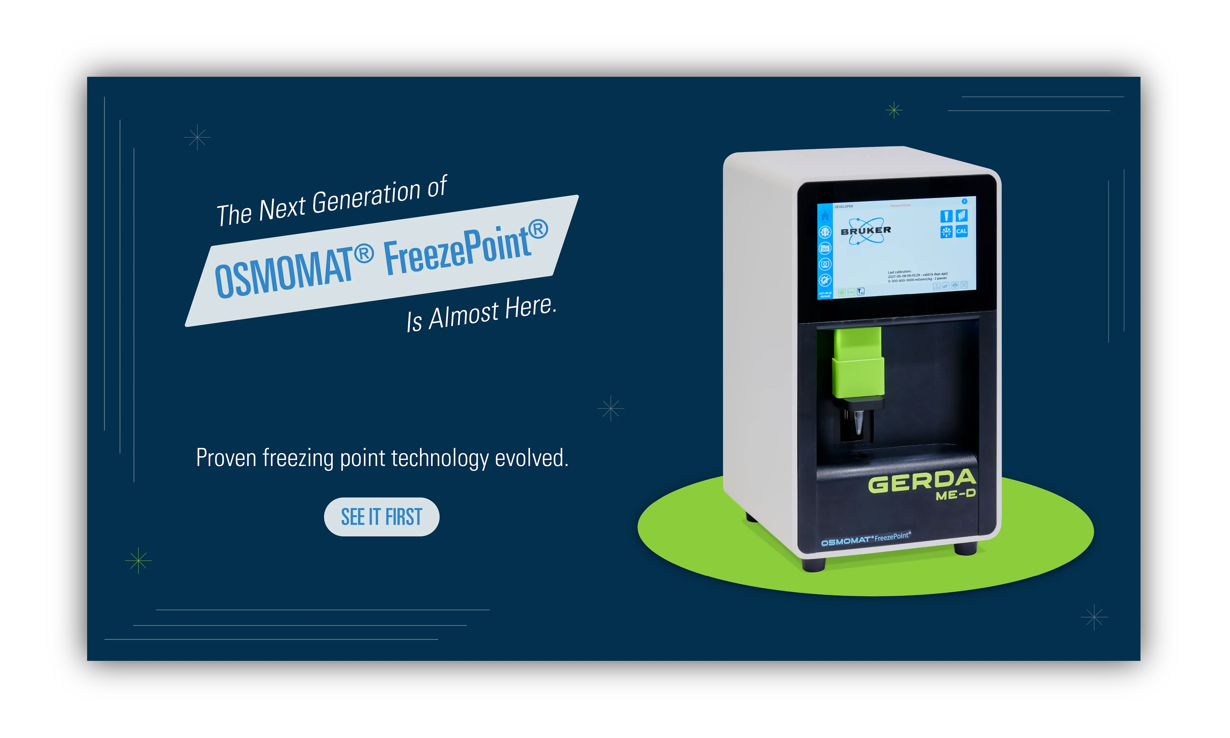See the Next Generation of OSMOMAT® FreezePoint® (GERDA) First at ADLM (Association of Diagnostics and Laboratory Medicine Expo) 2026